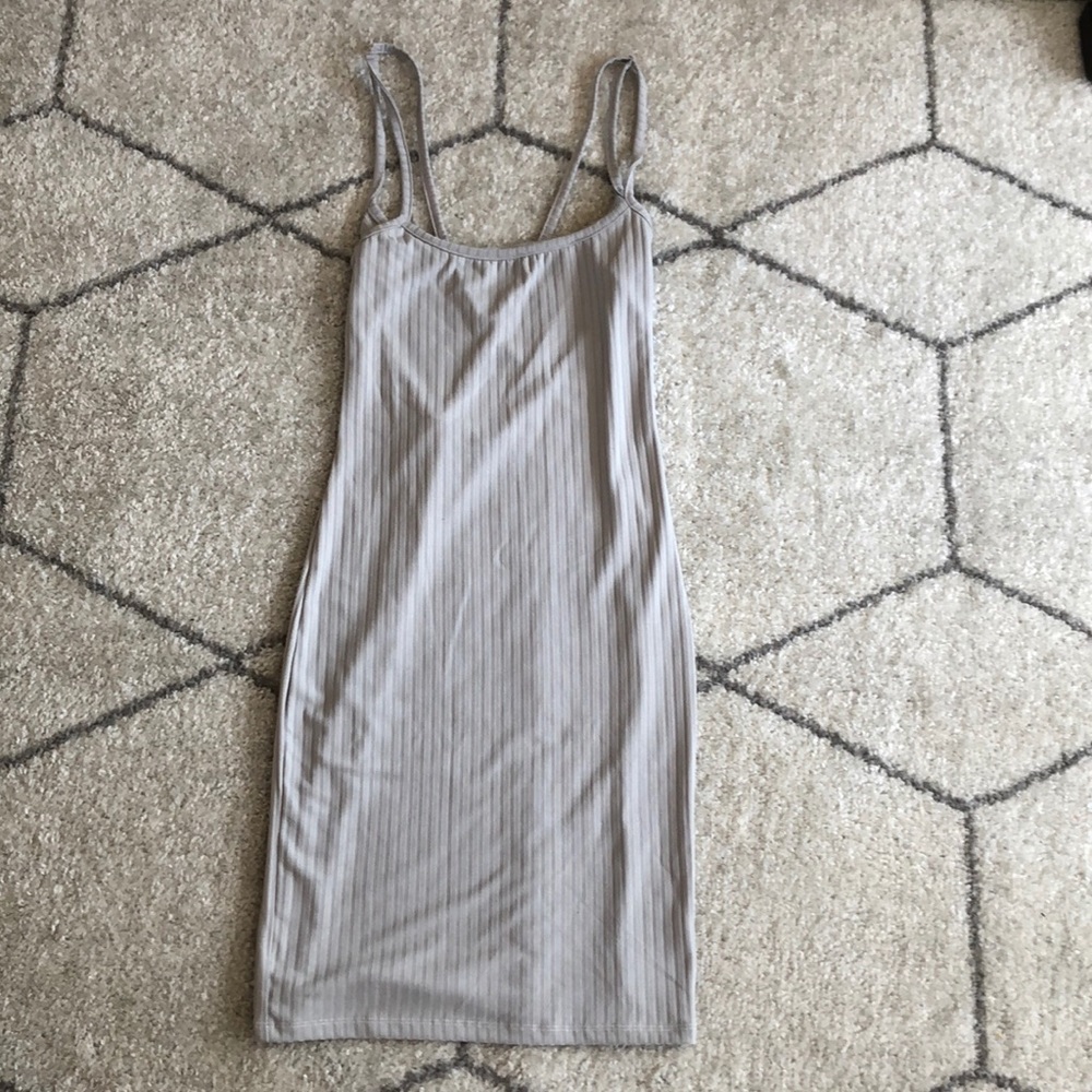Womens missguided gray midi dress